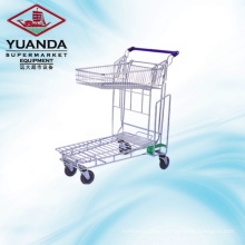 Supermarket Flat Trolley with Good Design